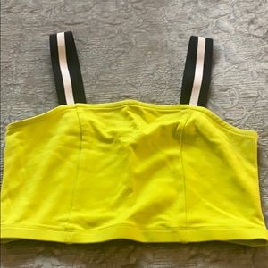 Neon Green Crop Top